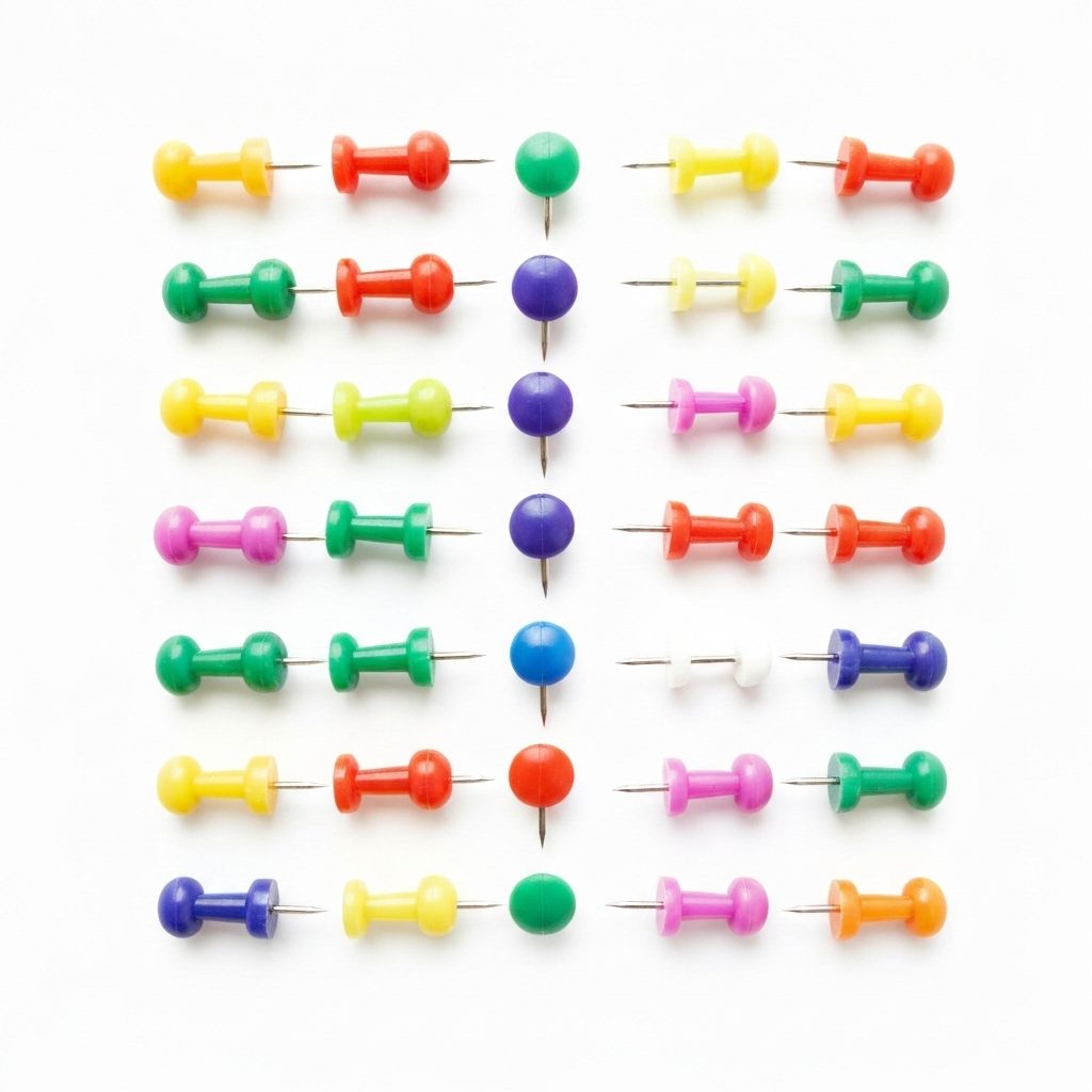Colored Push Pins
